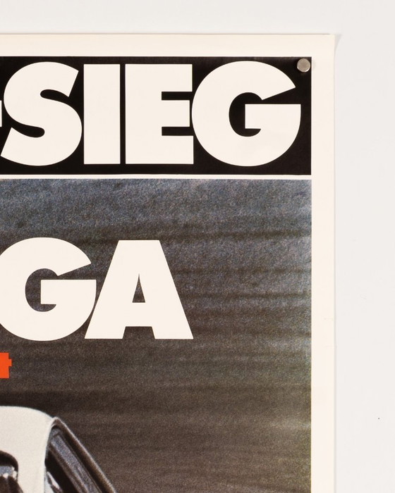 Image 1 of Porsche Vallelunga Martini Racing – 1976 – Originele vintage Porsche poster van Werbeagentur Strenger – Vintage – 102x76 cm