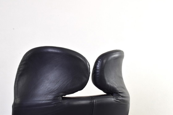 Wink leren stoel van Toshiyuki Kita voor Cassina, jaren 80. – Fauteuils, Plastic, Leather (photo 16 of 18)