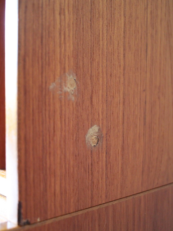 Image 1 of Vintage Deens modulair wandmeubel in teak