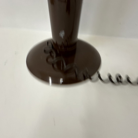 Image 1 of Jaren 70 Vloerlamp Bruin TL Buis Post Modern Vintage