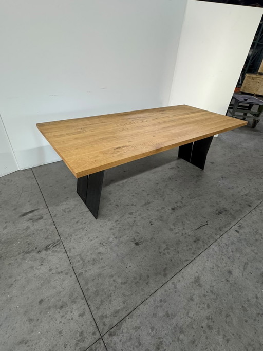 Nieuwe Bert Plantagie Eiken Eettafel Rechthoekig 220x100x77cm – Wood