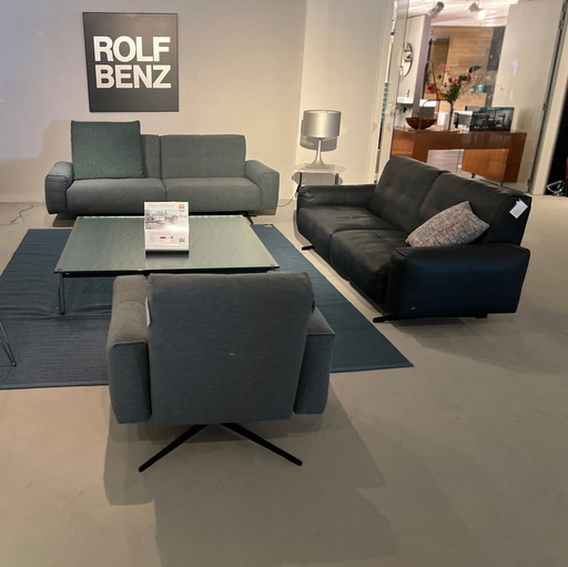 Rolf Benz 50 4-Sitzer-Sofa mit 50 Sessel