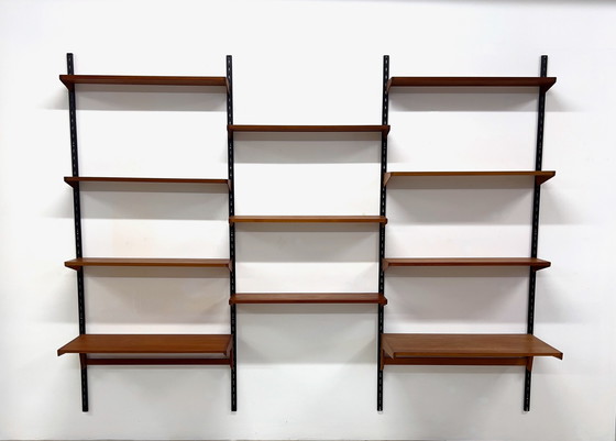 Image 1 of Système d'étagères en teck de Kai Kristiansen de FM Møbler