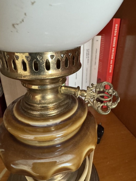 Lampe Vintage Style Quinquet – Metal (photo 3 of 5)