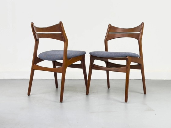 6 Deense Teak Eetkamerstoelen van Erik Buch voor Chr. Christensens, jaren 60 – Mid Century Modern (photo 15 of 24)