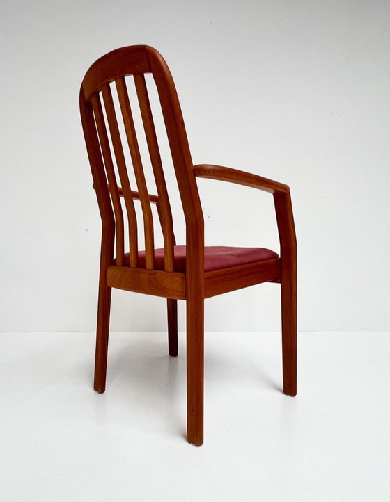 Image 1 of Set di 6 sedie danesi in legno di Dyrlund, anni '60