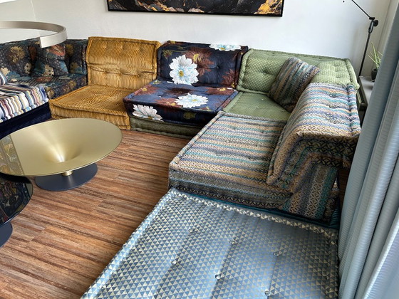 Canapé d'angle design Roche Bobois Mah Jong Kenzo, 2 ans – Canapés modulables, Textile (photo 14 of 18)
