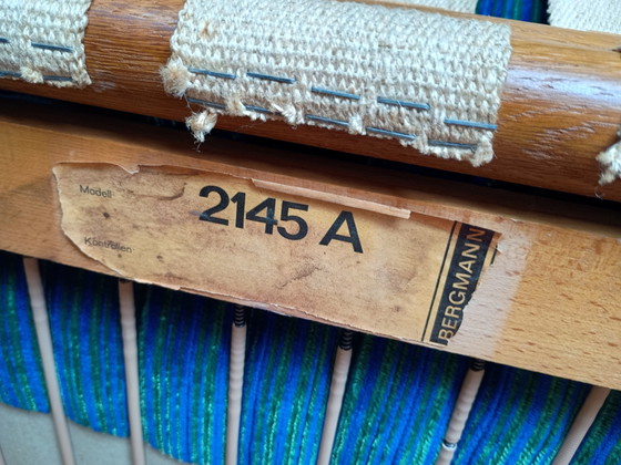 Fauteuil bas Bergmann style Mid-Century – Textile, Wood (photo 5 of 8)
