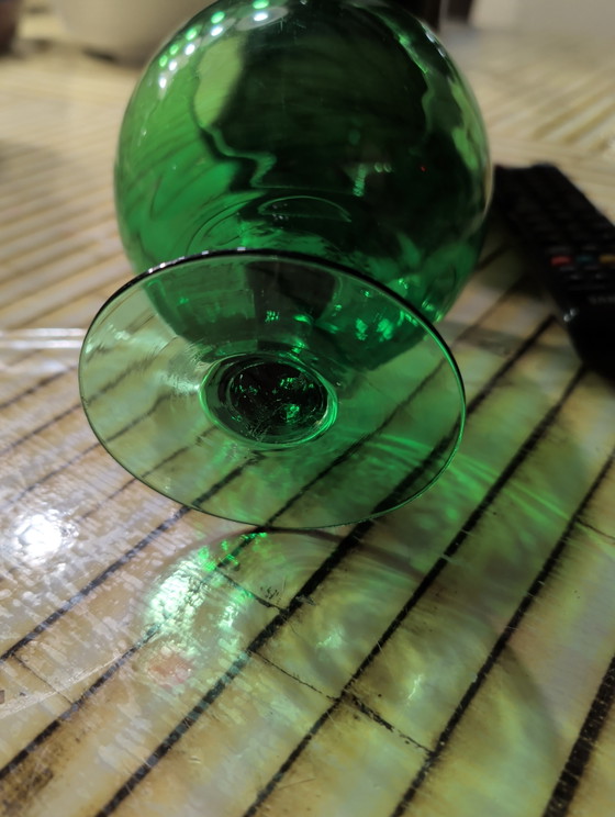 Vetro Bonbon Smeraldo Verde Soffiato a Bocca – Oggetti decorativi, Glass, Crystal (photo 6 of 6)