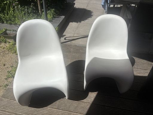 Sedie Panton – Vitra, eetkamerstoelen, Plastic