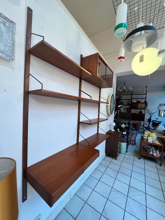 Image 1 of Sistema a parete vintage Poul Cadovius Royal System in teak, anni '60