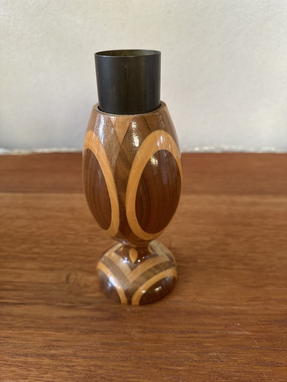 Image 1 of Houten vaasje