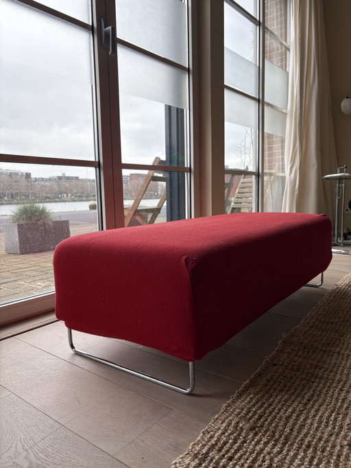 Pouf Cassina rouge
