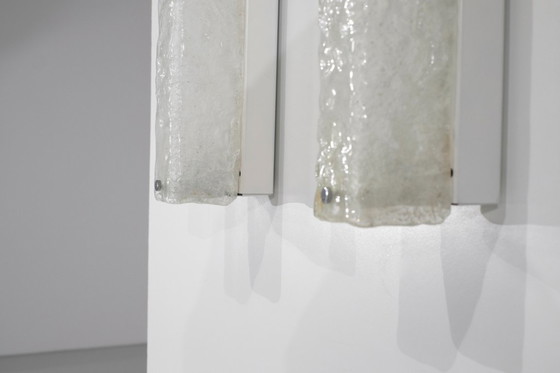 Image 1 of Grande coppia di appliques in vetro di Murano, Italia anni '70. Vintage