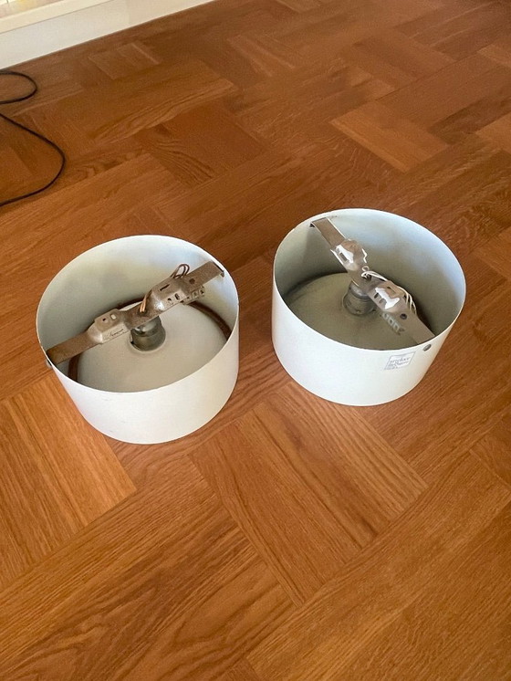 Image 1 of 2x Cini Boeri, Deckenleuchten Modell 268, Arteluce