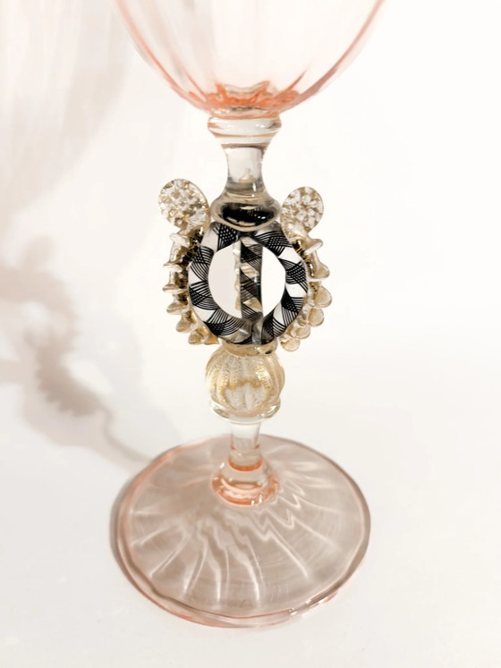 1970s La Murrina Pink and Gold Murano Glass – Decorative Objects (photo 5 of 12)