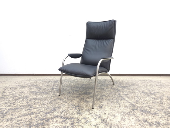 Image 1 of De Sede ds 270 sillón negro sillón de diseño sillón de cuero sillón función