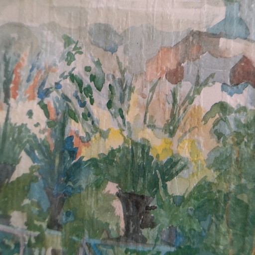 Lithography: Promenade and Flowers