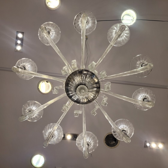 Image 1 of Lámpara De Techo /Chandelier Barovier & Toso, Cristal Soplado, 60’S – Italia