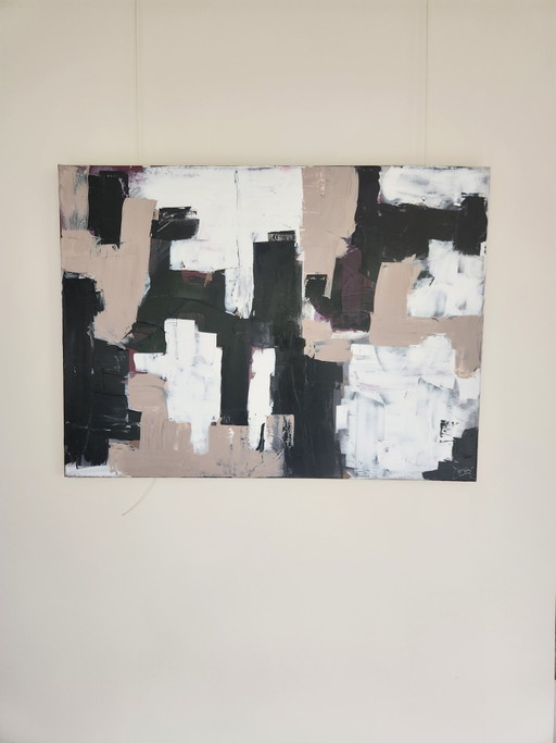 Powerful Abstract Painting "Mariani" (2018) – 60x80 cm