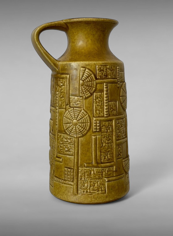 Image 1 of Bay Bodomans Vase 256-25 Mid - Century West Germany Design Pottery