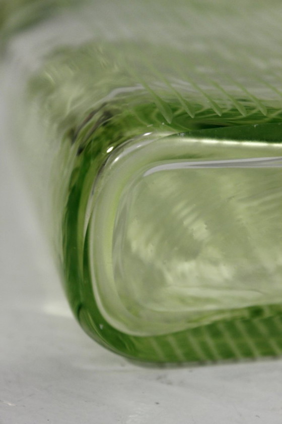 Image 1 of Glass vase with engraved decoration, Orrefors Ingeborg Lundin, Sweden, 20th century