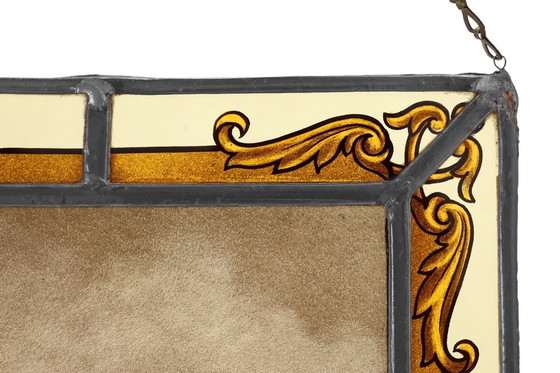 Image 1 of Vitrail signé basé sur l'œuvre de Bartolomé Esteban Murillo