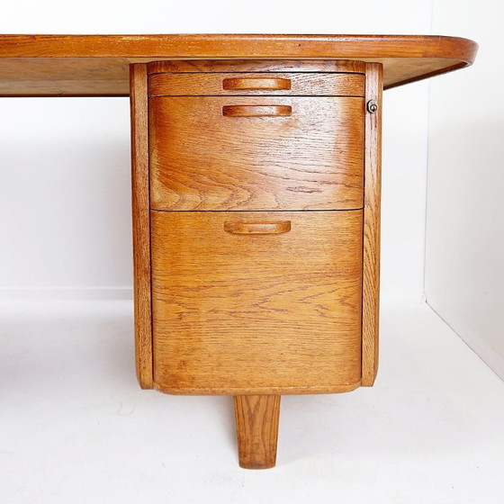 Image 1 of Schreibtisch, entworfen von Gunnar Ericsson für Facit AB Buromöbel Zürich - 1950er Jahre