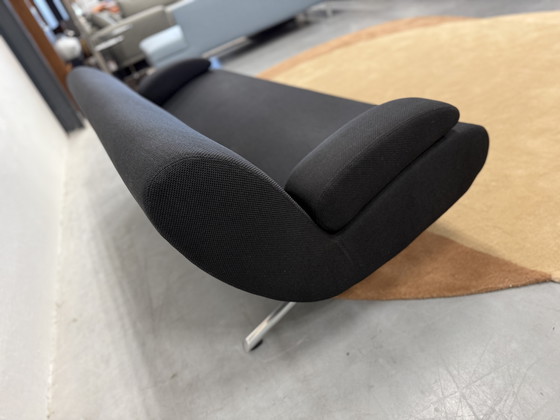 Image 1 of Artifort C736 Sofa 2.5 Seater Black Fabric