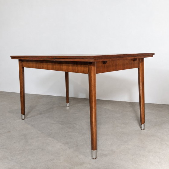 Tavolo da pranzo vintage allungabile in teak – anni '60/'70 – Mid-Century – Tavoli da pranzo, Legno (photo 6 of 8)