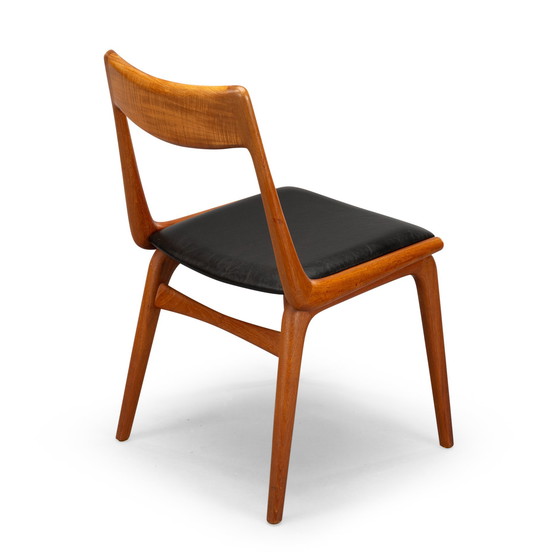 Image 1 of Design danois Chaises Boomerang Modèle 370 par Erik Christensen pour Slagelse Mobelvaerk, Lot de 6