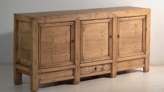 Large antique sideboard with three doors (c.1900) #38 (photo 3 of 40)