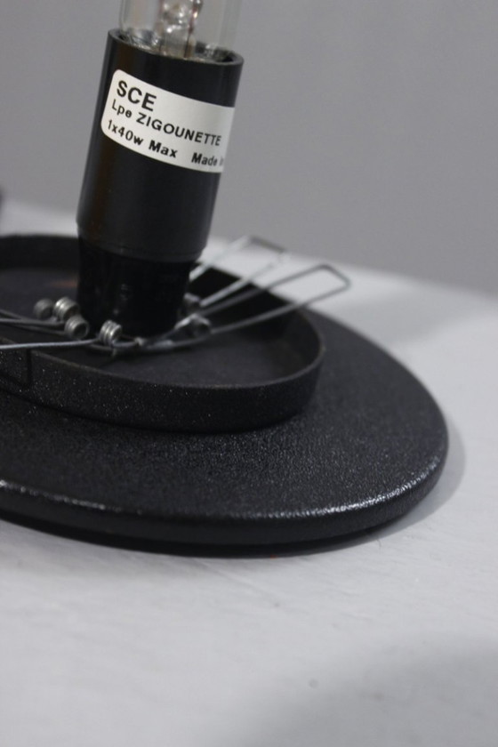 Image 1 of Lampada vintage SCE France modello "Zigounette", design postmoderno anni '80