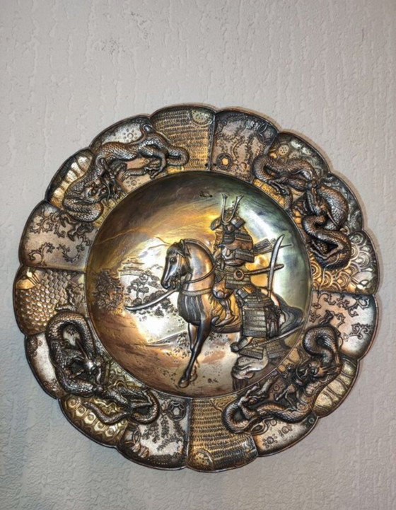 Piatto Samurai/Drago – vintage, Oggetti decorativi, Metal (photo 4 of 13)