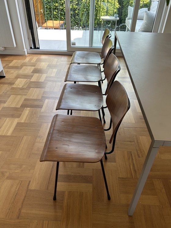 Image 1 of Gispen 1262 chairs 4x