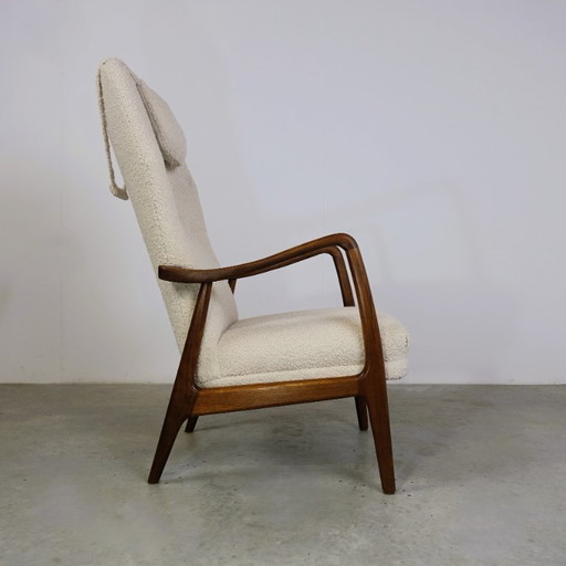 Poltrona con schienale alto Bovenkamp | Design vintage anni '50