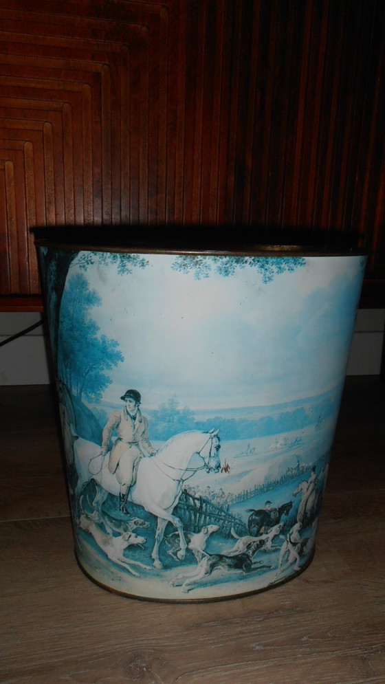 Image 1 of Massilli France, Mid - Century - umbrella stand with 'the hunt'