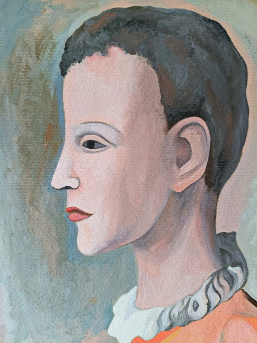 Oil painting copy of Picasso