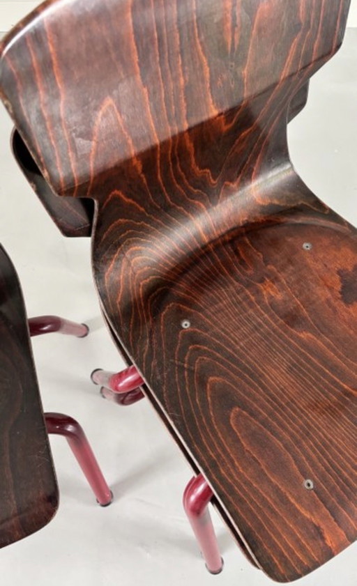 Sillas escolares Eromes/Marko 4x – eetkamerstoelen, Wood, Metal (photo 2 of 5)