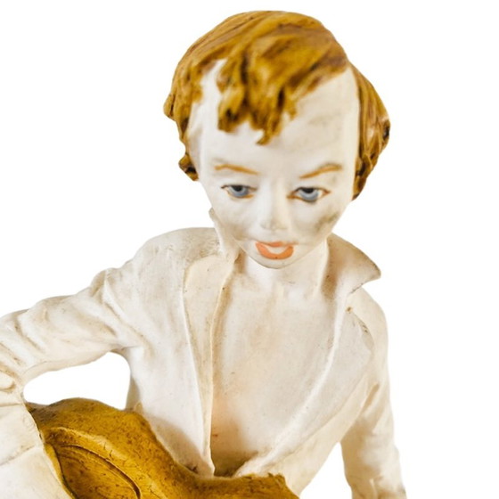 Image 1 of Figurine vintage italienne A. Belcari bohème