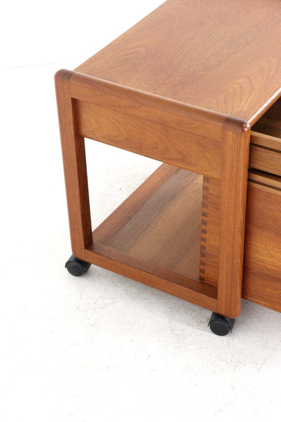 Aksel Kjersgaard trolley side cabinet model 309 vintage Danish, Storage cabinet, Wood, Brown (photo 13 of 17)