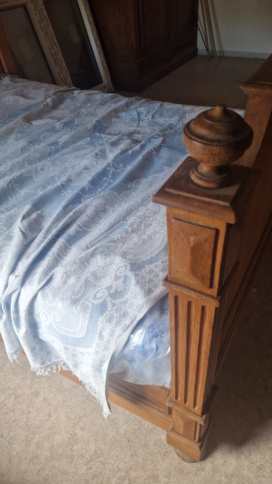 Image 1 of Old wooden bed