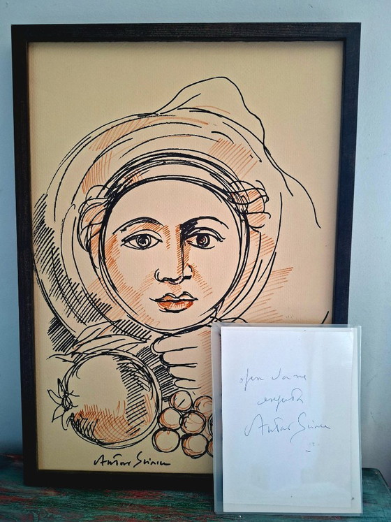 Image 1 of Antonio Sciacca (1957) – Untitled – Original marker drawing on art paper