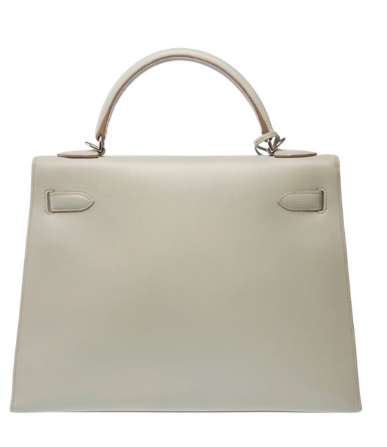 Image 1 of Borsa HERMES Kelly 32 in cuoio grigio - 103303