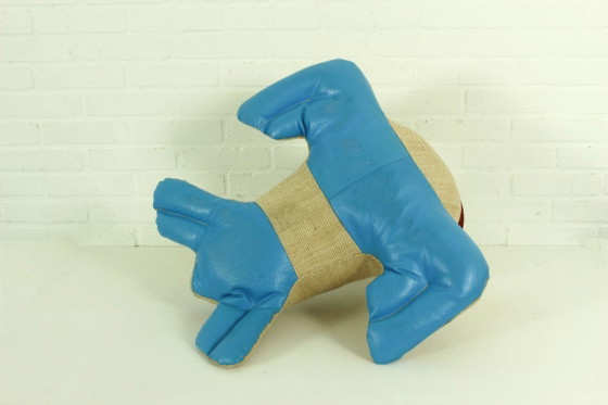 Image 1 of Großes therapeutisches Robben-Spielzeug aus Jute und Leder von Renate Müller, 1960er Jahre