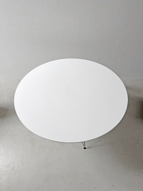 Image 1 of White Round DSR Dinner Table