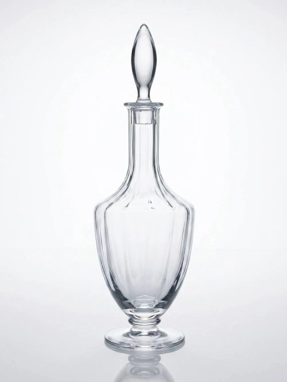 Large crystal decanter from Sèvres, vintage 1970s-1980s. – Glass & Decanter, Glass (photo 2 of 12)