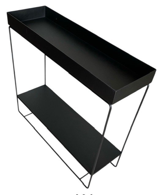 Image 1 of Tavolo per piante in acciaio a due piani