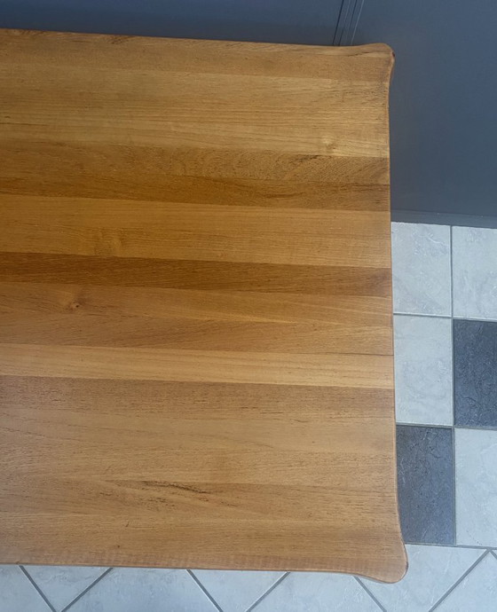 Image 1 of Danish dining table with hairpin legs