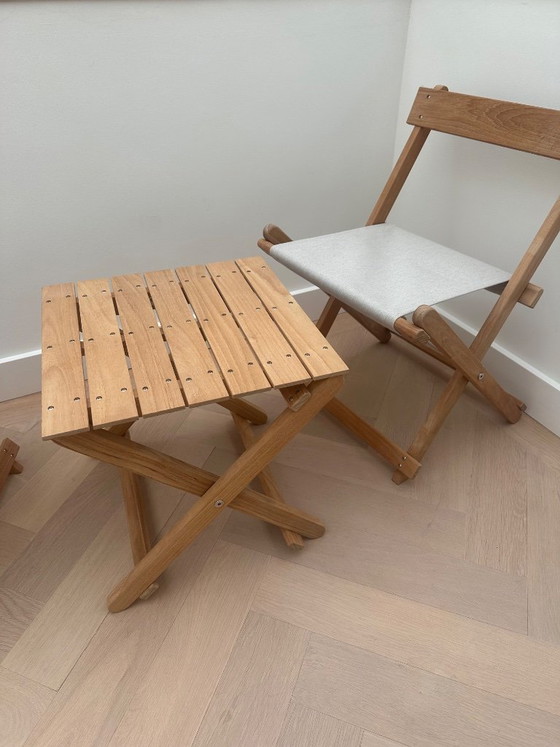 Image 1 of Ensemble de jardin Carl Hansen & Son Deck : 2 chaises + table